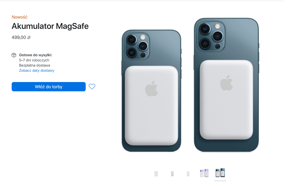 Akumulator MagSafe na Apple.pl 