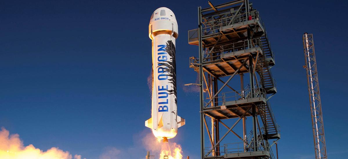 Jeff Bezos poleciał w kosmos