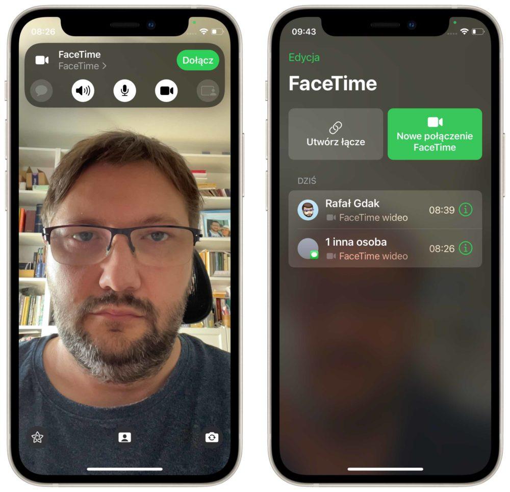 iOS 15 nowe funkcje FaceTime  