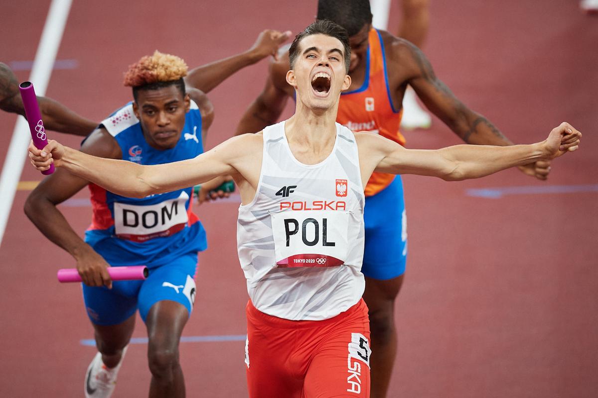 Pierwszy złoty medal dla polskiej reprezentacji w Tokio 2020. Fot. Rafał Oleksiewicz 