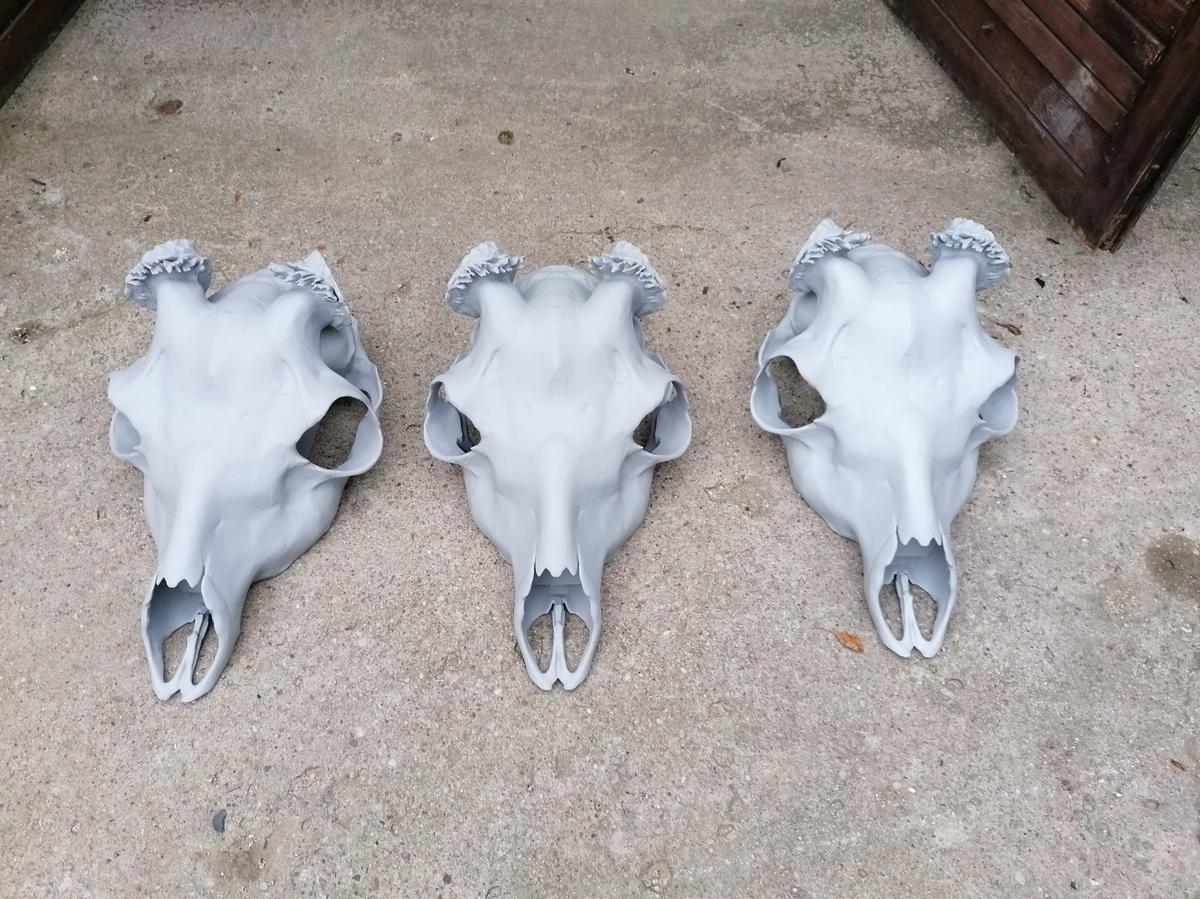 Poroże jelenia wykonane w technologii druku 3D. Źródło: Trójwymiarowi.pl 