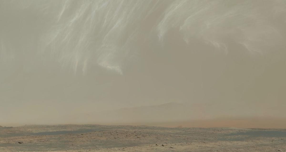Chmury na Marsie