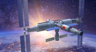 Chińska stacja kosmiczna Tiangong znowu z ludźmi na pokładzie