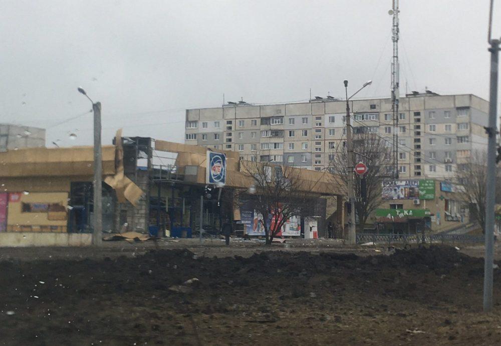 Zbrodniczy ostrzał miast na Ukrainie 