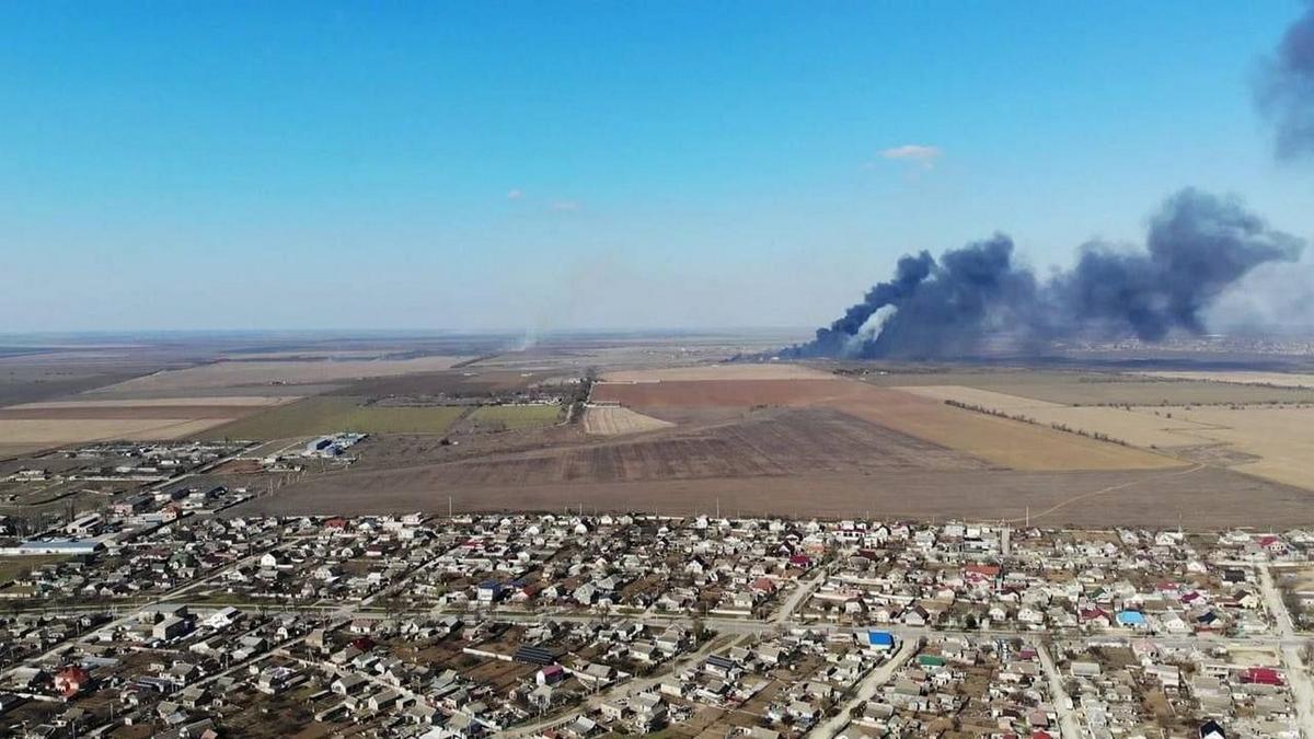 Ukraińcy zniszczyli śmigłowce Rosji na lotnisku w Chersoniu