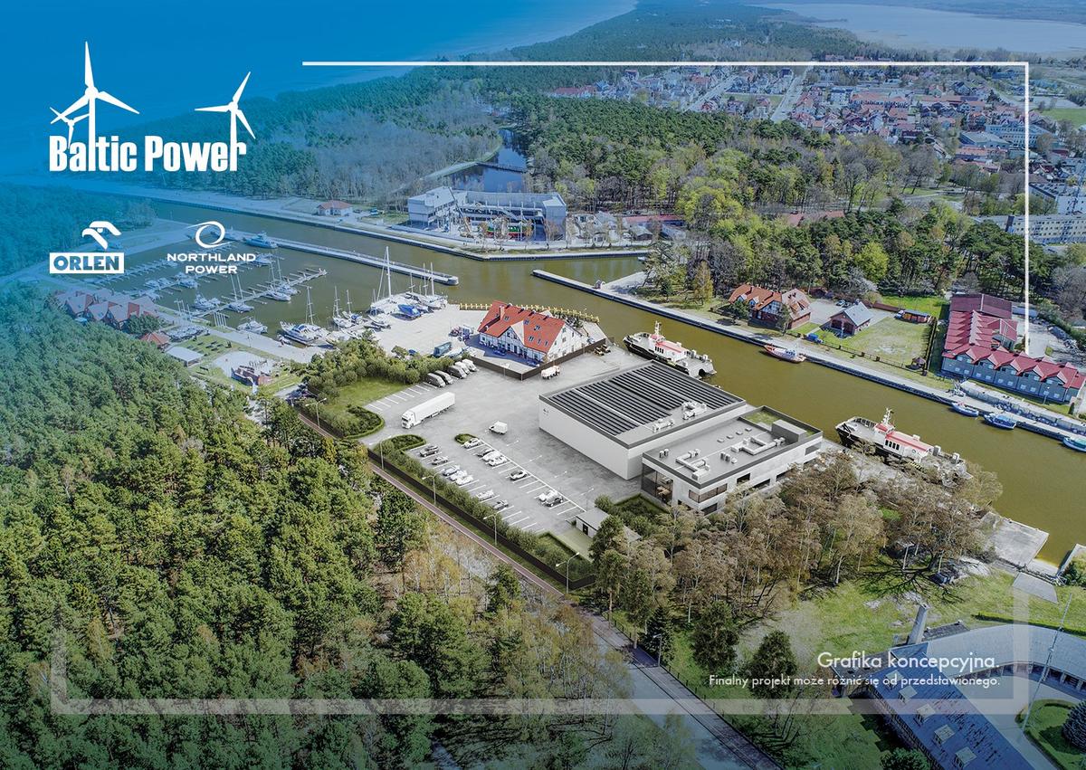 Centrum serwisowe Baltic Power. Źródło: Łeba Miasto 