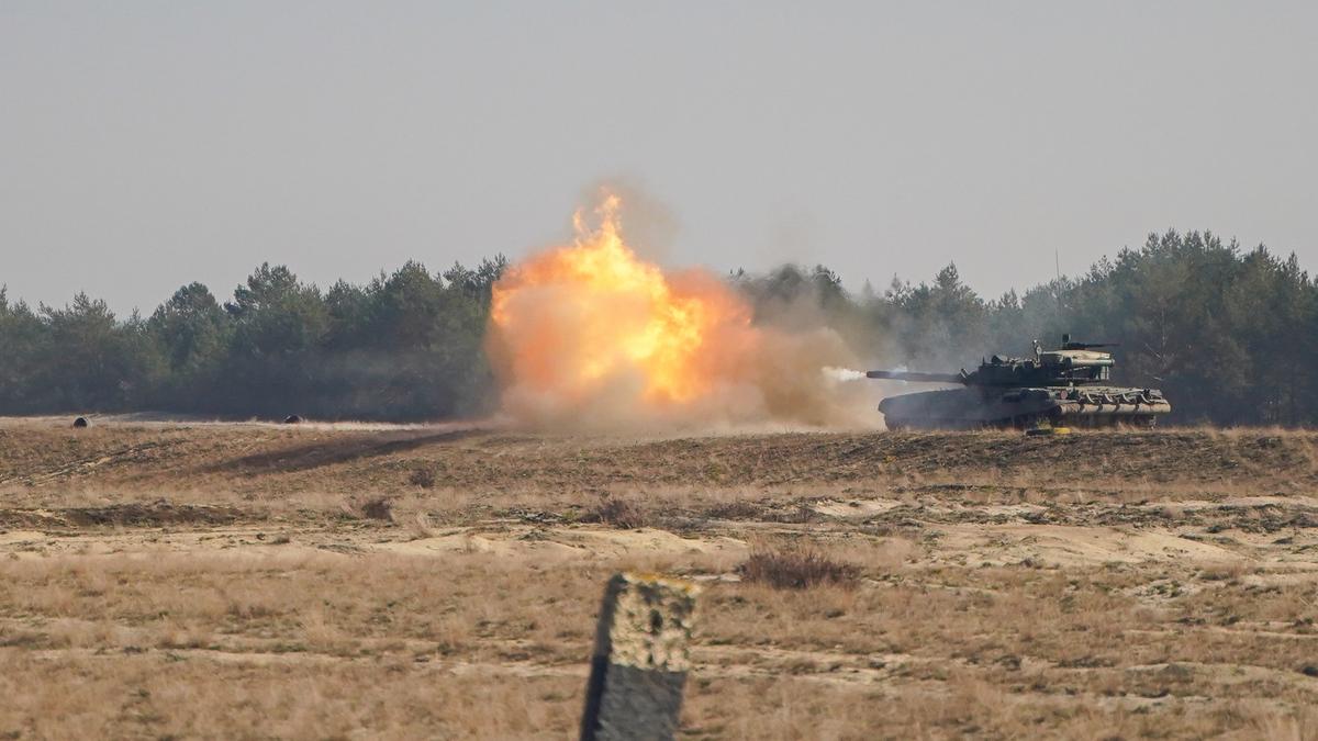 Polskie czołgi w Ukrainie