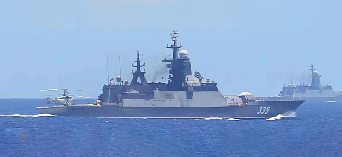 japonia rosyjskie okręty