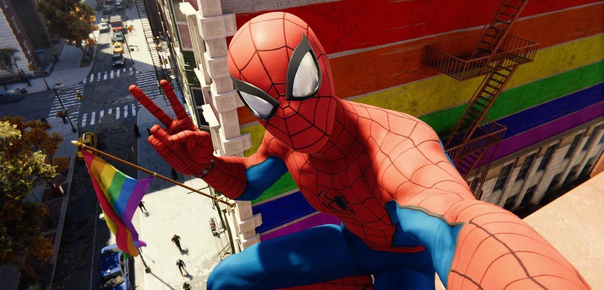 Moder usuwa flagi LGBT ze Spider-Mana, admin usuwa modera