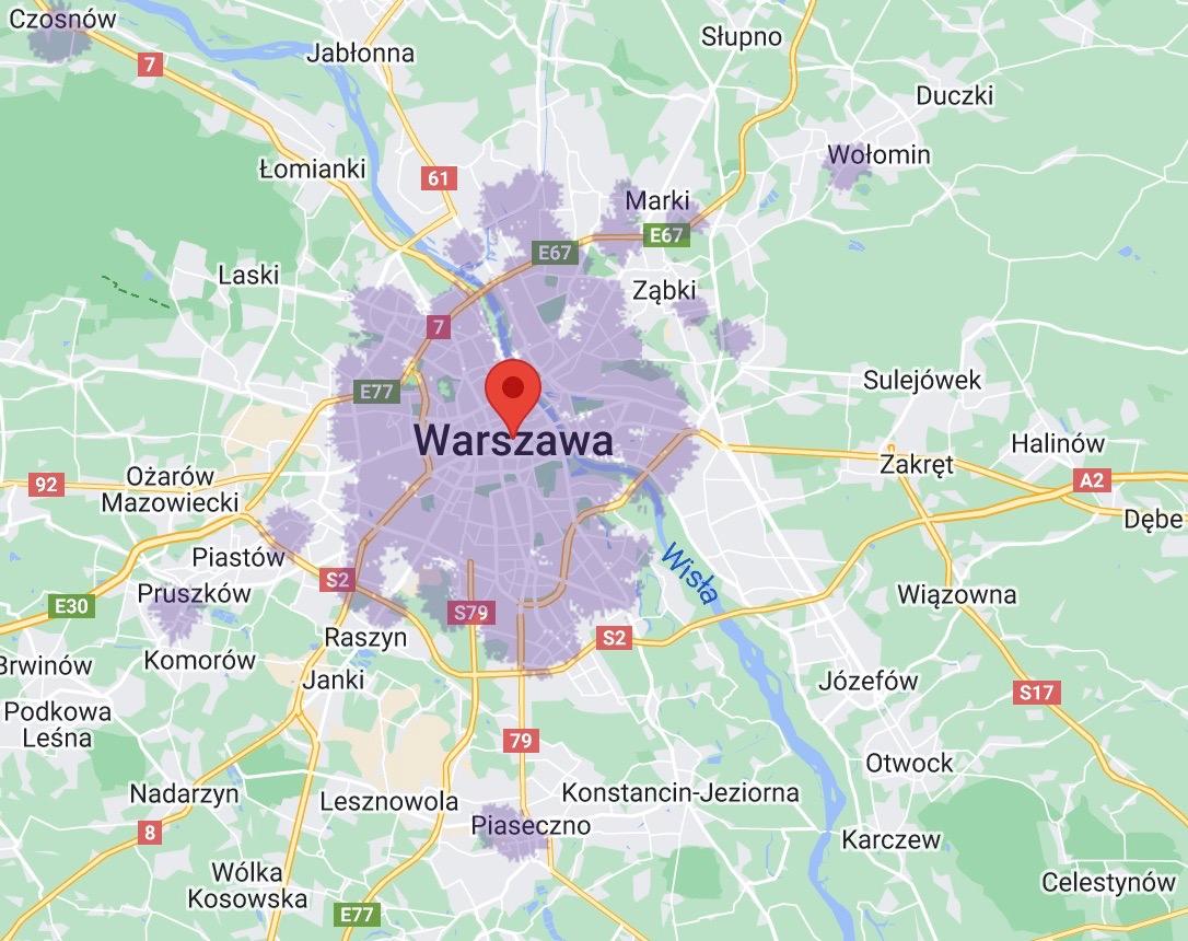 mapa zasiegu orange 5g warszawa 1 gbps 2024 03 01 