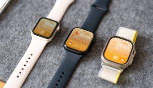 Apple Watch SE (2022) 40 mm vs Apple Watch Series 8 45 mm vs Apple Watch Ultra 49 mm
