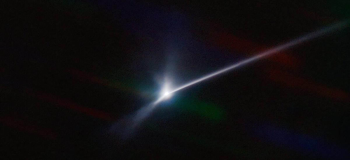 Planetoida Dimorphos zamieniła się w kometę i ma długi warkocz