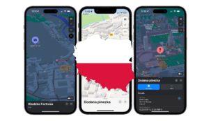 mapy apple maps aktualizacja polska nowosci