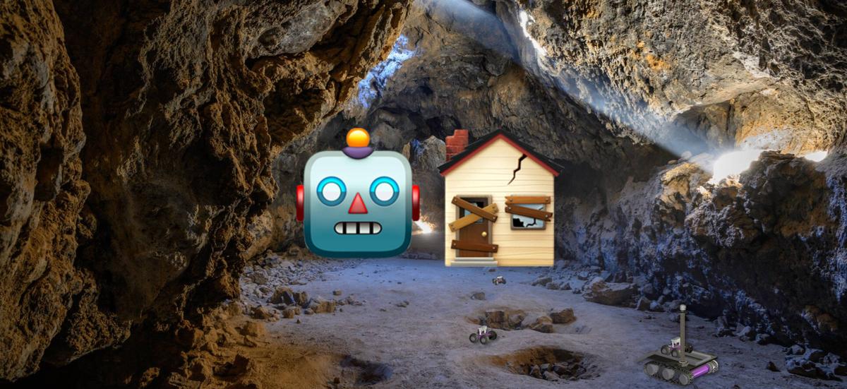 Robot będzie agentem nieruchomości na Marsie. Wybierze piękną jaskinię na twój nowy dom