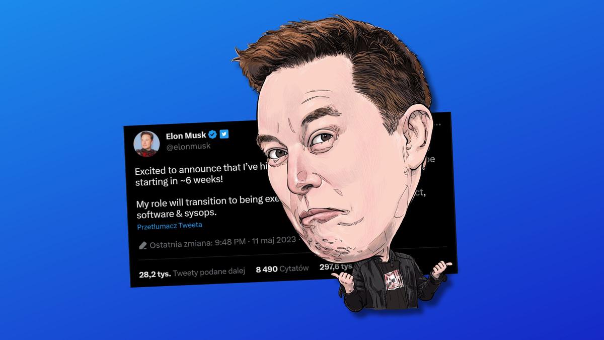 Elon Musk odchodzi z pozycji CEO Twittera