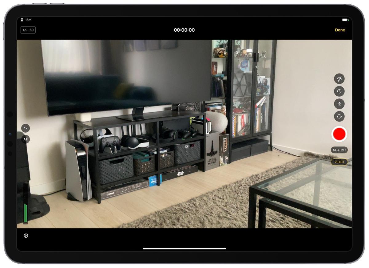 Final Cut Pro for iPad - kamera w aplikacji do montażu 