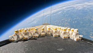 1000 ludzików poleciało do krawędzi kosmosu. Niesamowita misja astronautów z LEGO