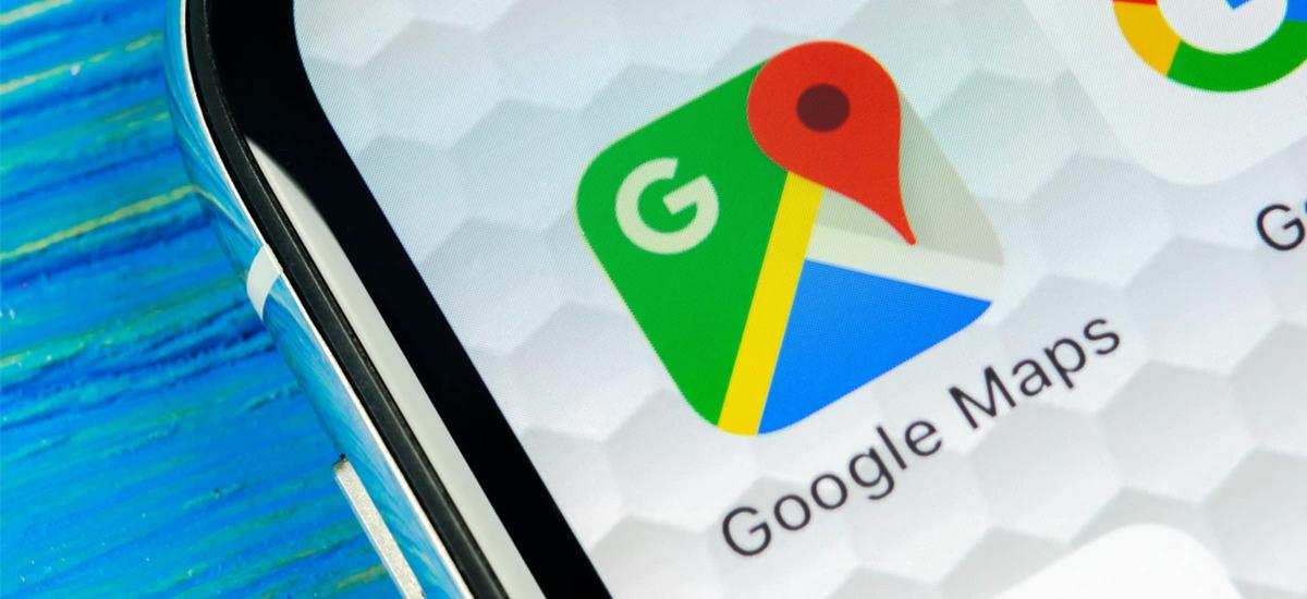 Mapy Google kolory
