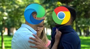 Edge zada ci trudne pytanie, gdy zaczniesz pobierać Chrome'a. Odpowiesz?