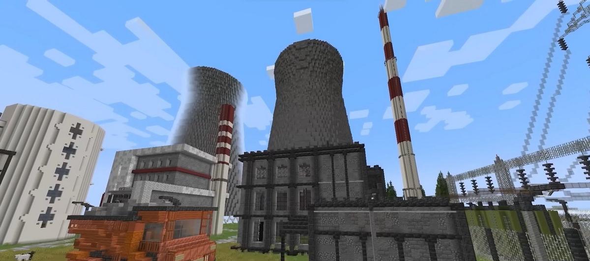 Elektrownia atomowa w Minecraft