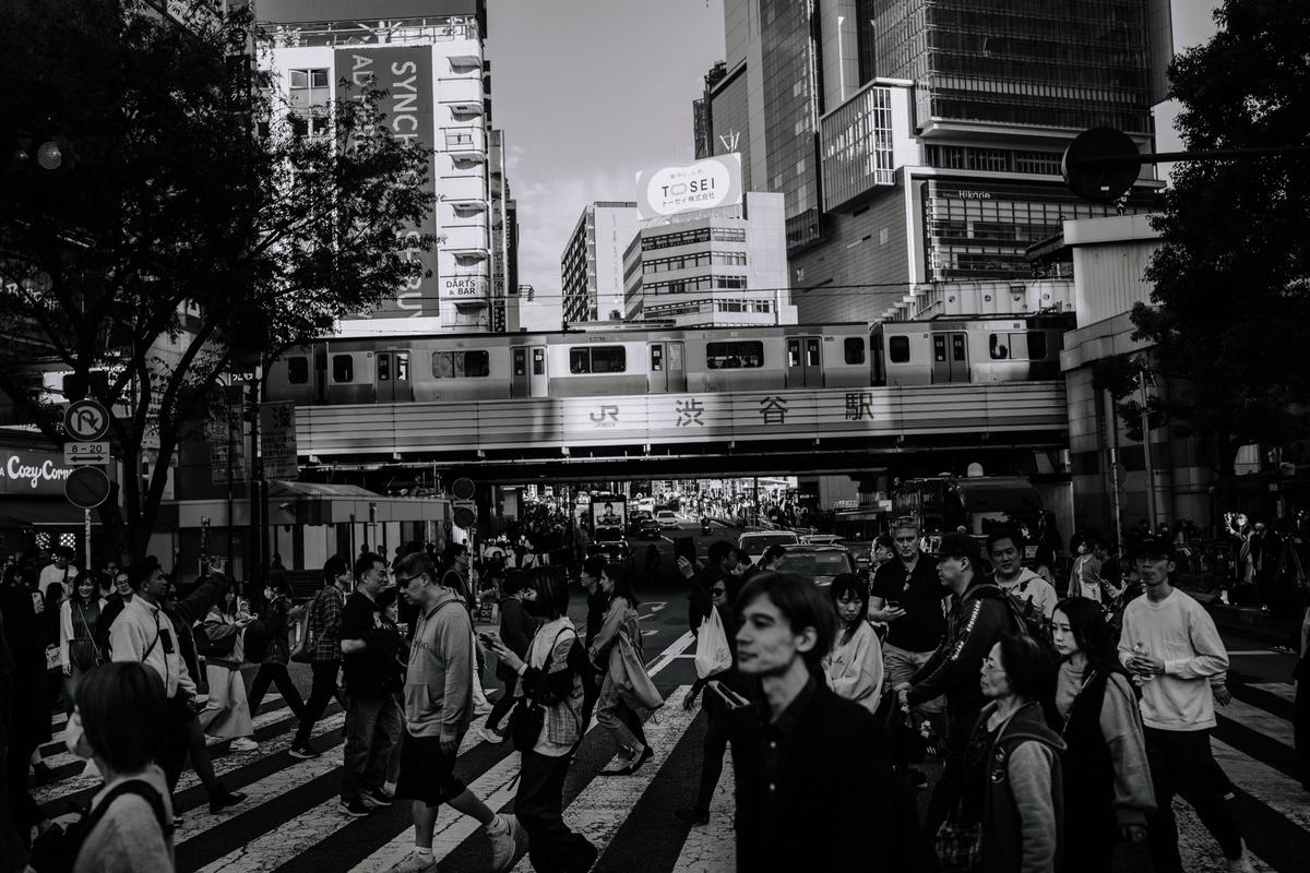 Tokio, Nikon Zf, tryb Black&amp;White. Fot. Krzysztof Basel. 