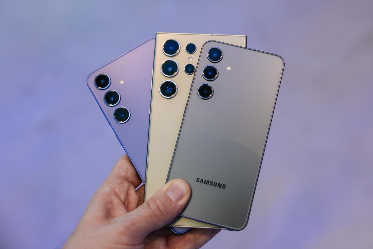 Samsung Galaxy S24, S24+ i S24 Ultra, fot. Krzysztof Basel. 