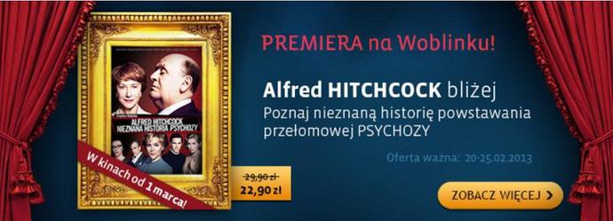 Polska premiera Nieznanej historii Psychozy - poznaj tajniki świata Hitchcocka!