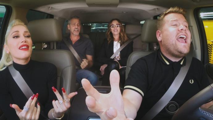 "Carpool Karaoke" z Gwen Stefani, Julią Roberts i George'em Clooney'em