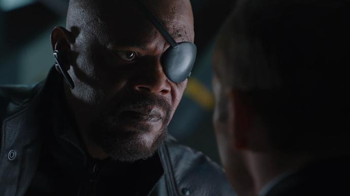 Nick Fury Coulson Captain Marvel