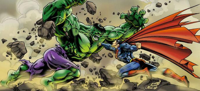 Superman Hulk Crossover