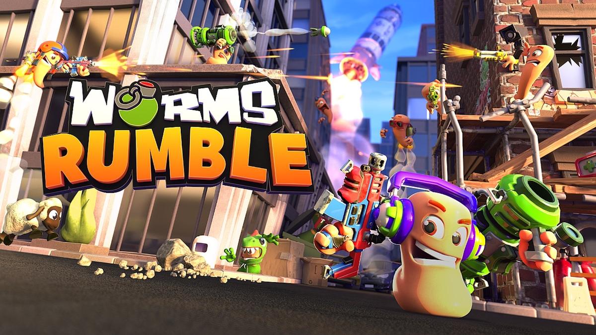 worms rumble ps4 ps5 steam cross-play trailer