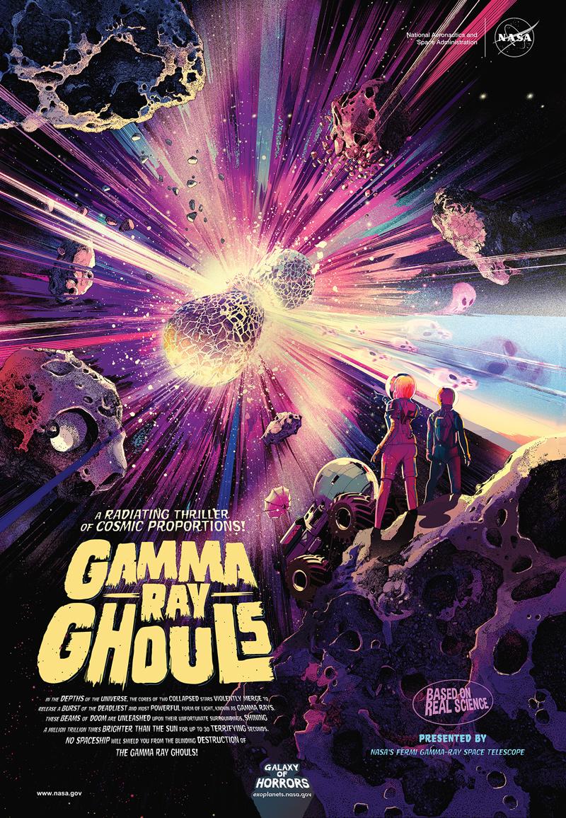 Gamma Ray Ghouls NASA plakat 1 class="wp-image-456790" 