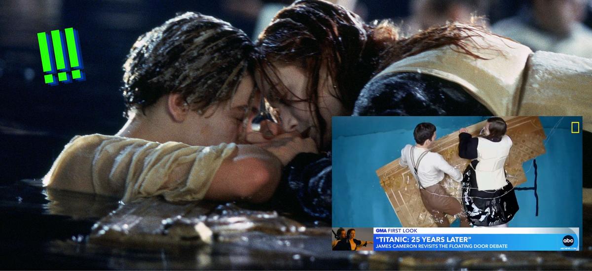 Czy <strong>DiCaprio</strong> zmieściłby się na drzwiach? Cameron odtworzył scenę z &#8222;Titanica&#8221;, by zamknąć dyskusję
